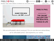 Tablet Screenshot of pabloundpaul.com